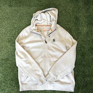 Carhartt Gray Full-Zip Hoodie